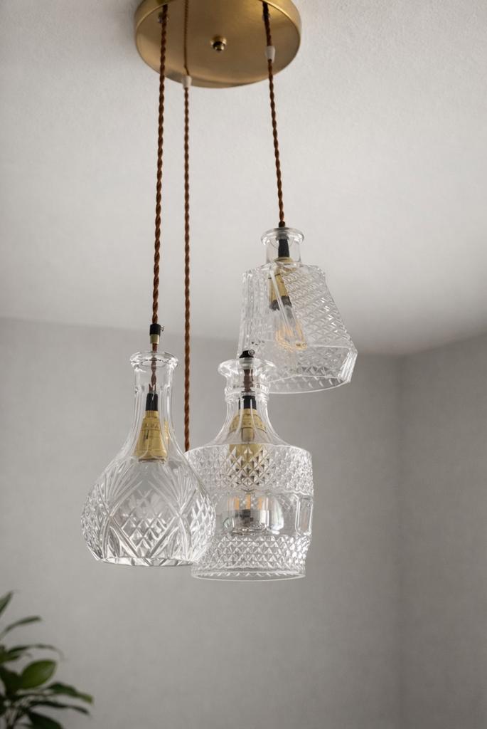 Hanglampen, Ophalen, Zo goed als nieuw, Glas, Minder dan 50 cm