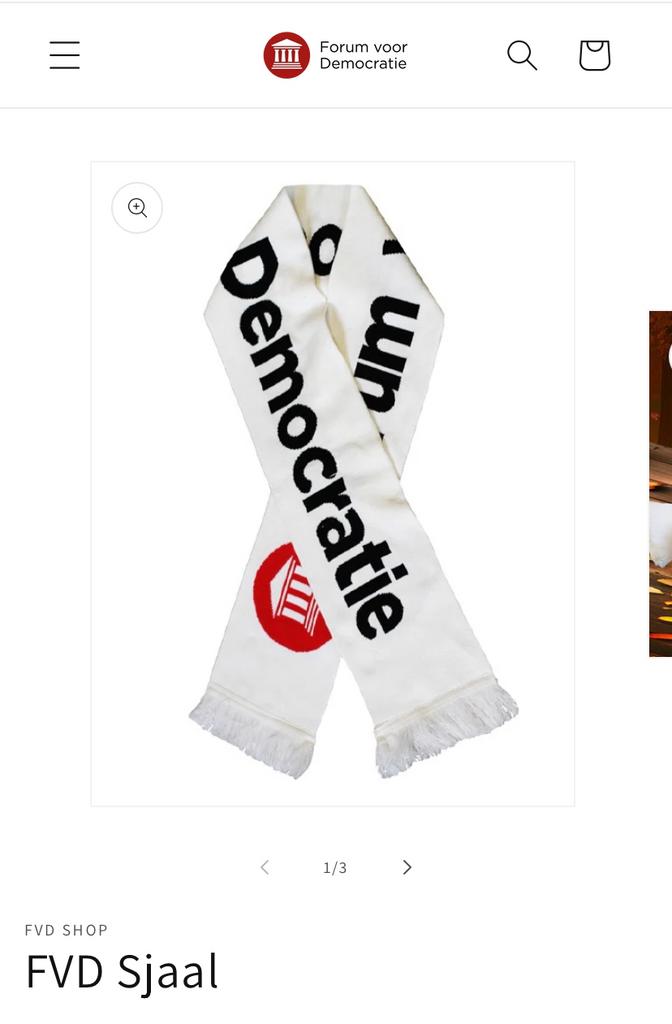 Gezocht! Fvd sjaal, Ophalen of Verzenden, Zo goed als nieuw, Maat 43 t/m 46, Blauw