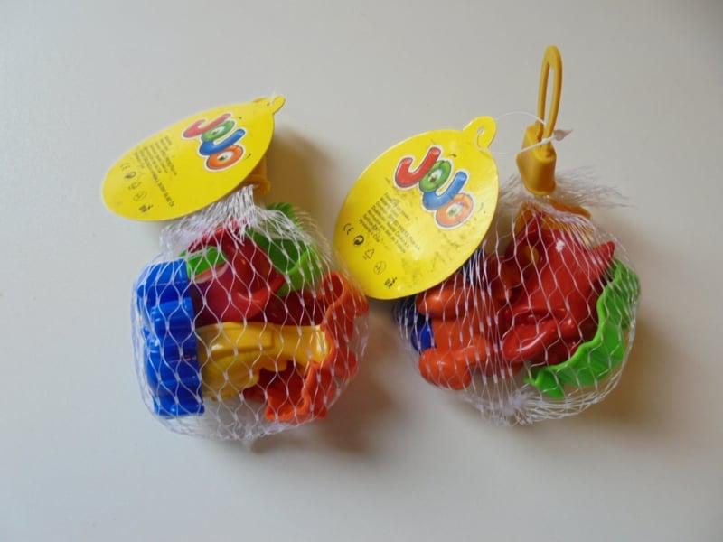 Partij 300 stuks Jojo zandvormpjes speelgoed, Kinderen en Baby's, Speelgoed | Overig, Nieuw, Jongen of Meisje, Ophalen of Verzenden