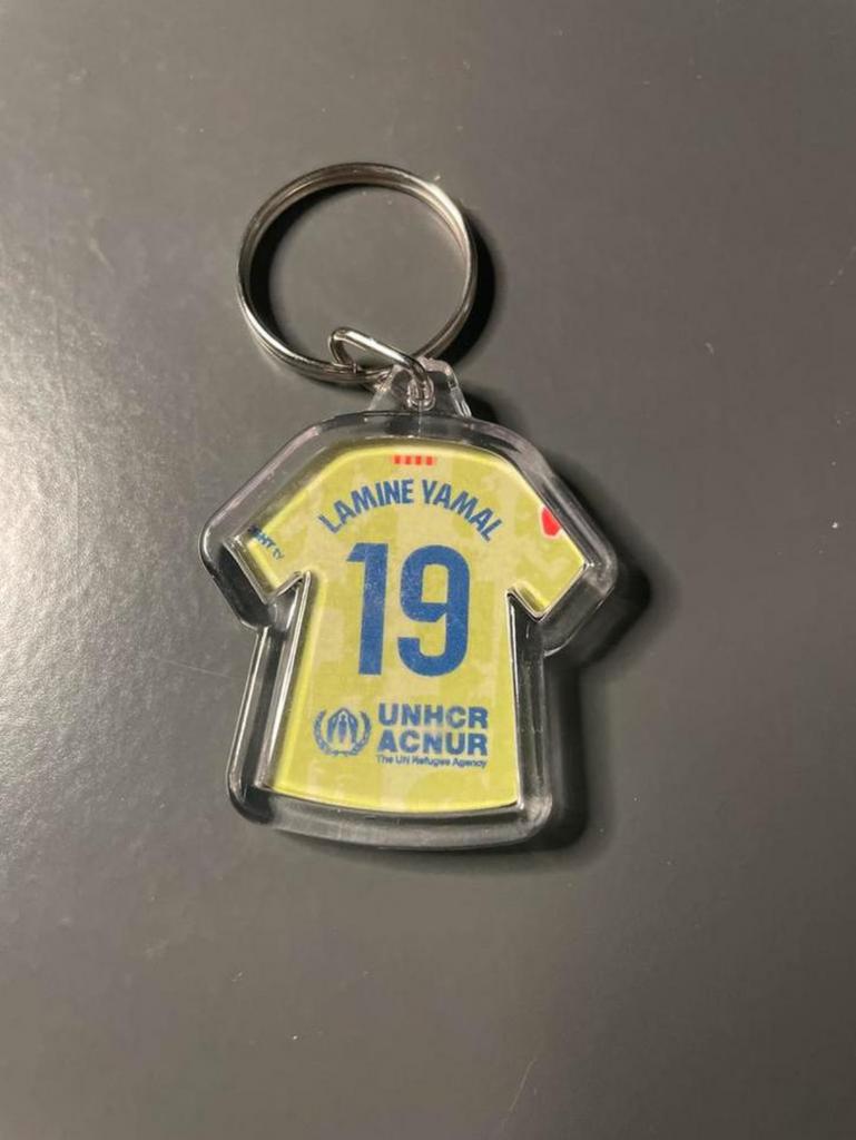 Lamine Yamal Sleutelhanger - FC Barcelona Thuisshirt, Ophalen of Verzenden, Nieuw, Sport