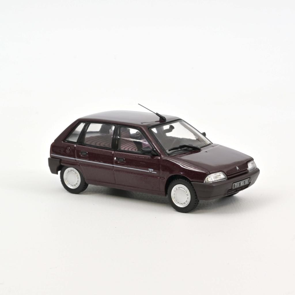 Citroen AX TEN 5-deurs 1992 rood (grijs) Norev 1:43, Ophalen of Verzenden, Nieuw, Auto, Norev