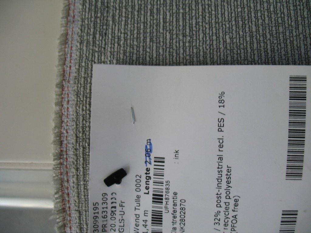 Kvadrat Wend Tulle 002; grijstinten; 2,3 meter meubelstof, Hobby en Vrije tijd, Stoffen en Lappen, Overige materialen, 120 cm of meer