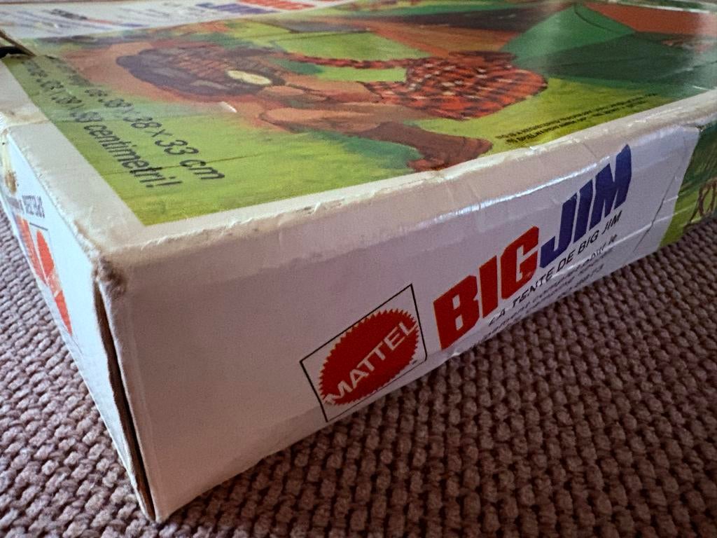 Vintage Big Jim Tent - Mattel in originele verpakking, Ophalen of Verzenden, Gebruikt