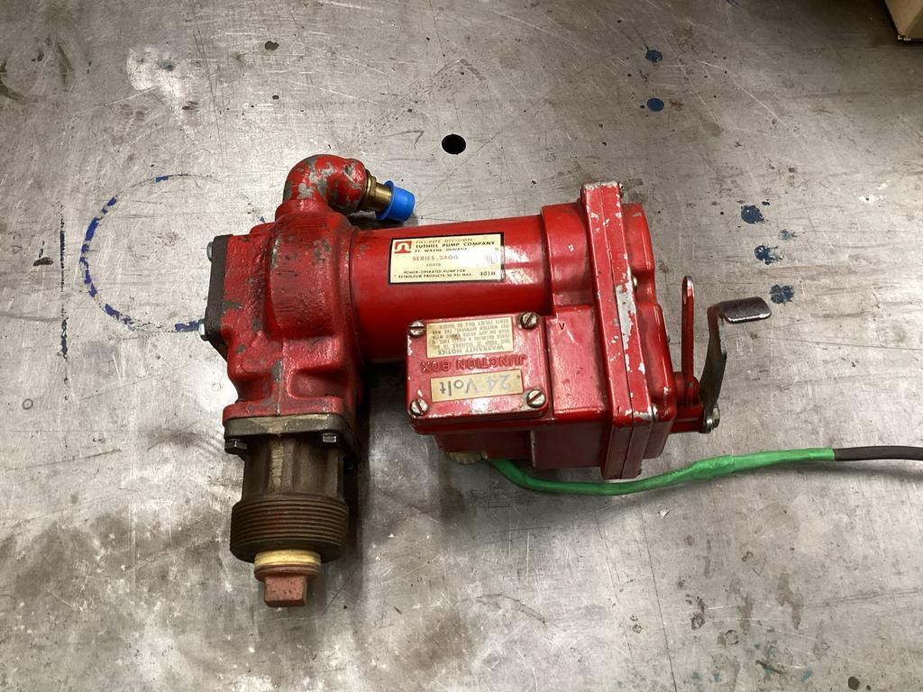 Tuthill USA Explosieveilige Vatpomp 24V, Ophalen, Gebruikt