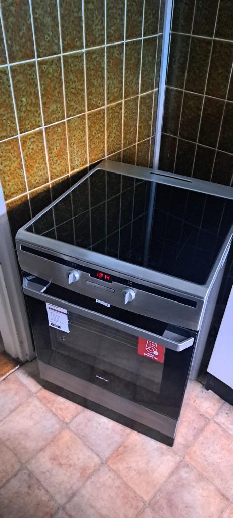 Inventum inductie fornuis VFI042RVS, Ophalen, 60 cm of meer, Zo goed als nieuw, Oven met grill
