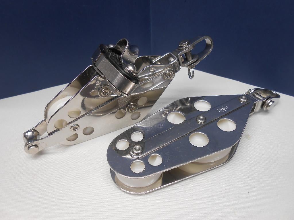 Blokken Katrollen voor Grootschoot Talie Neerhaler 8 - 11 mm, Watersport en Boten, Accessoires en Onderhoud, Ophalen of Verzenden