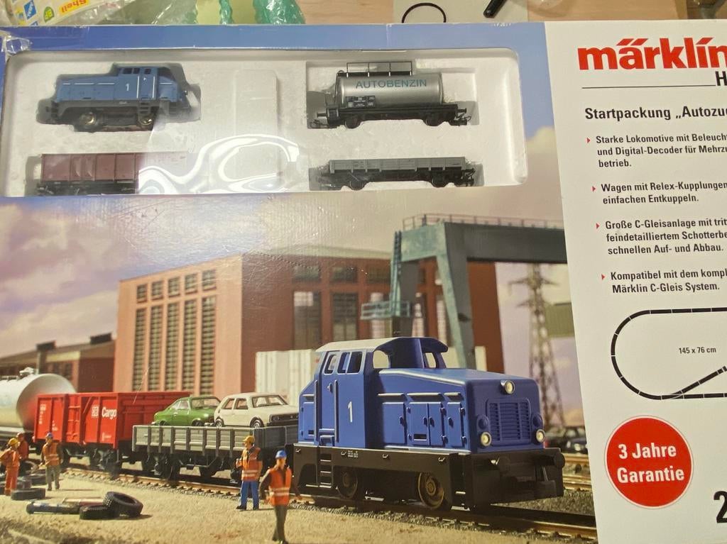 Komplete Top set van Marklin HO z.g.a.n., Wisselstroom, Wagon, Ophalen of Verzenden, Zo goed als nieuw