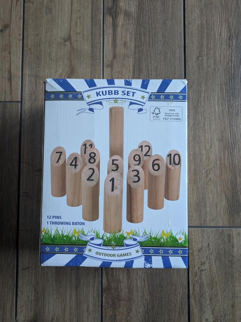Kubb set - Buitenspel te koop, Ophalen of Verzenden, Nieuw