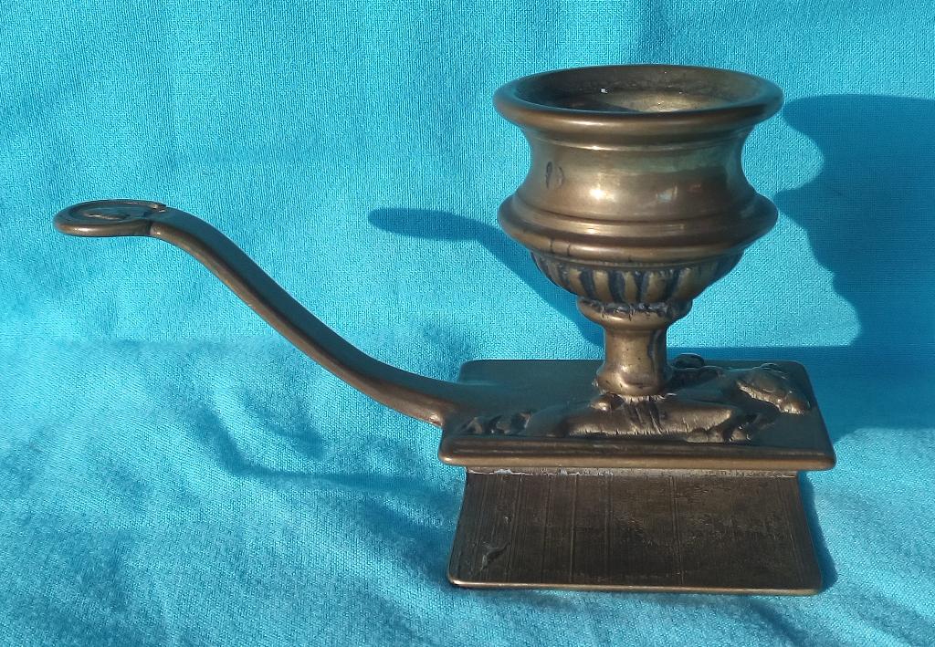 KANDELAAR LUCIFERDOOS HOUDER PAARD JOCKEY 1900s, Verzenden