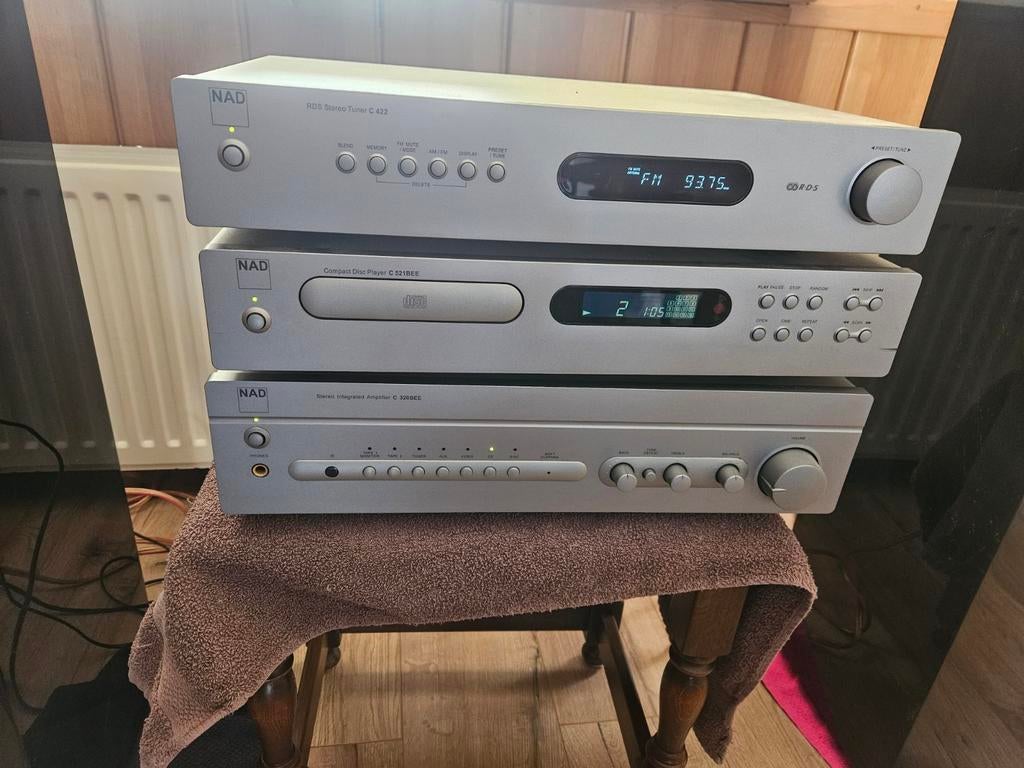 NAD Stereo Set - Tuner, CD Speler, Versterker, Ophalen, Gebruikt, Denon, Losse componenten