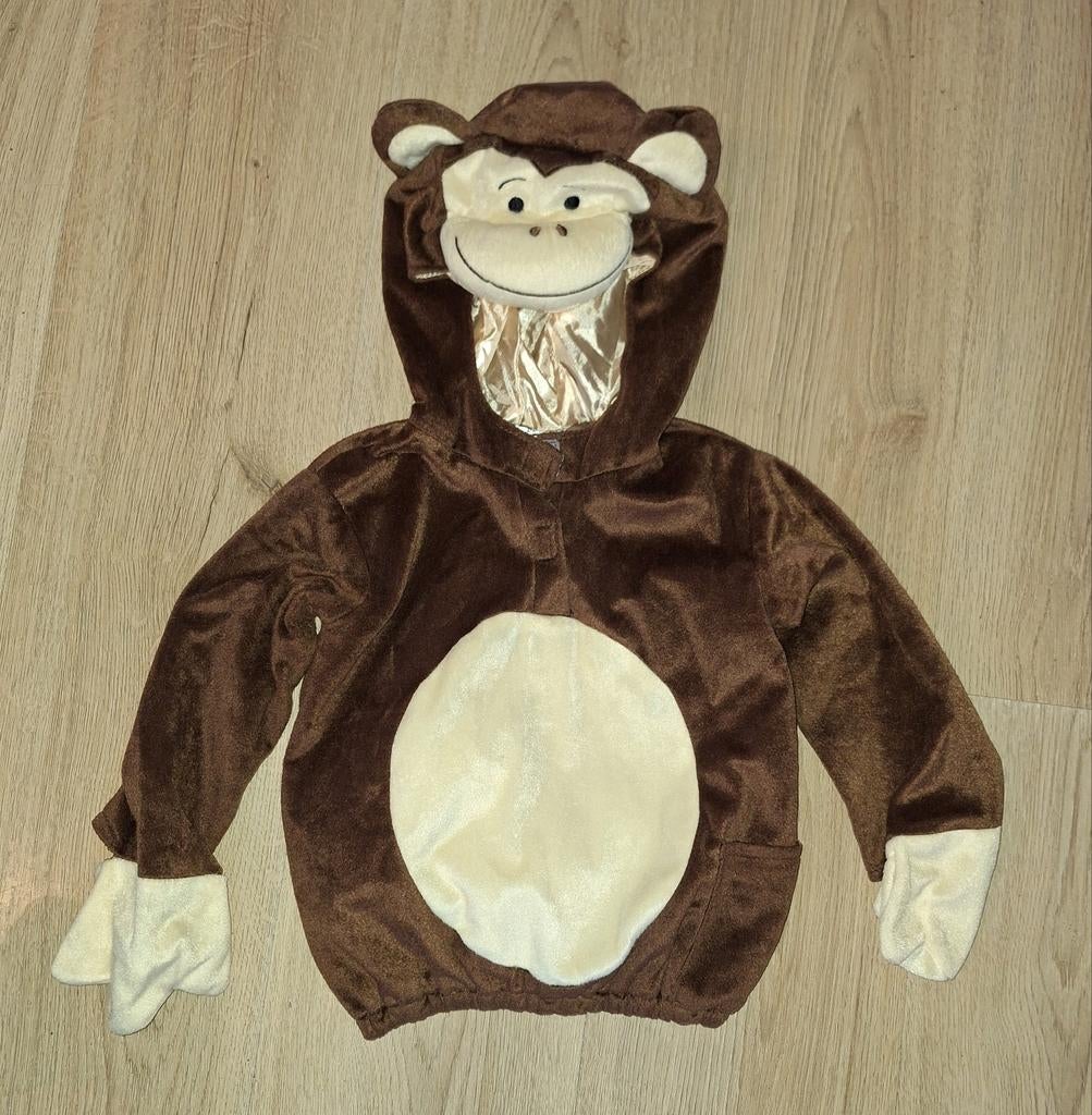 Aapje, Kinderen en Baby's, Carnavalskleding en Verkleedspullen, Zo goed als nieuw, Jongen of Meisje, 104 of kleiner, Ophalen of Verzenden
