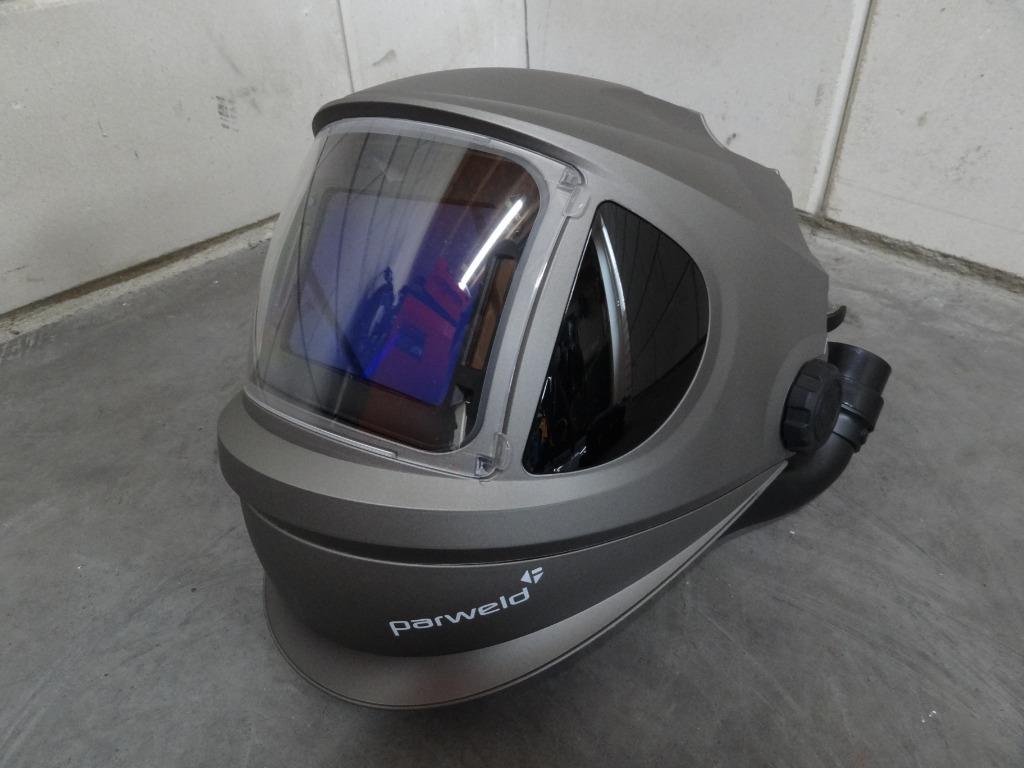 Parweld XR943A Lashelm met opklapbaar slijpvizier/Lucht unit, Ophalen of Verzenden, Nieuw, 250 ampère of meer, Co2