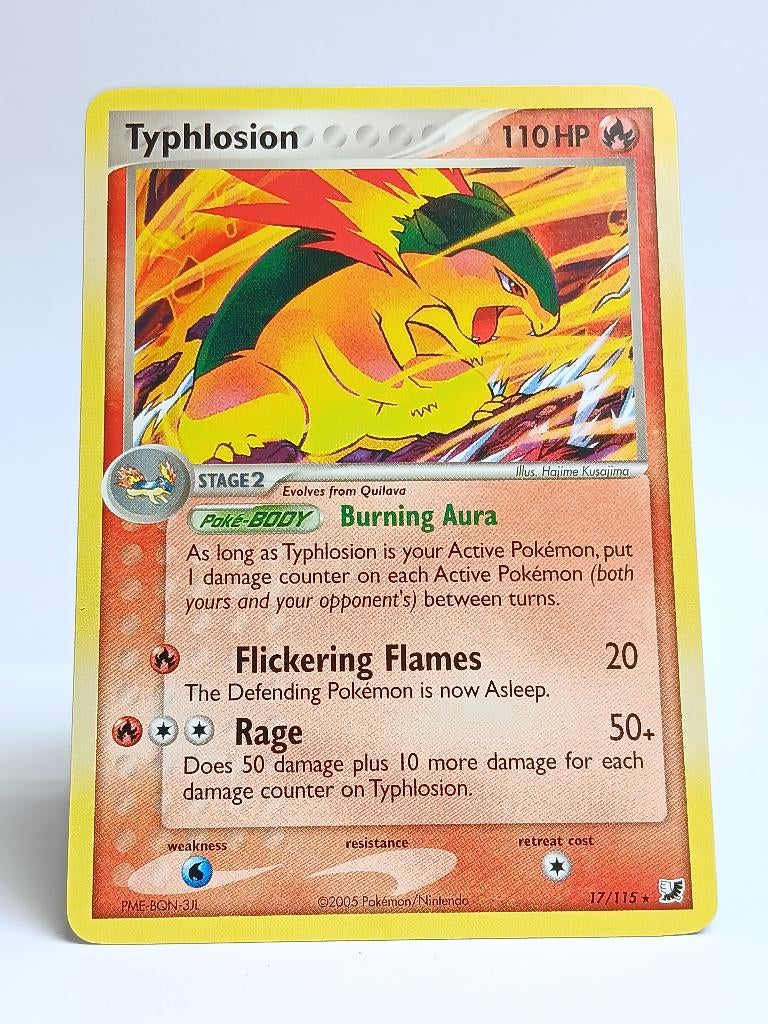 Pokémon - EX Unseen Forces - Typhlosion - 17/115 - Non Holo, Verzenden, Zo goed als nieuw, Losse kaart, Foil