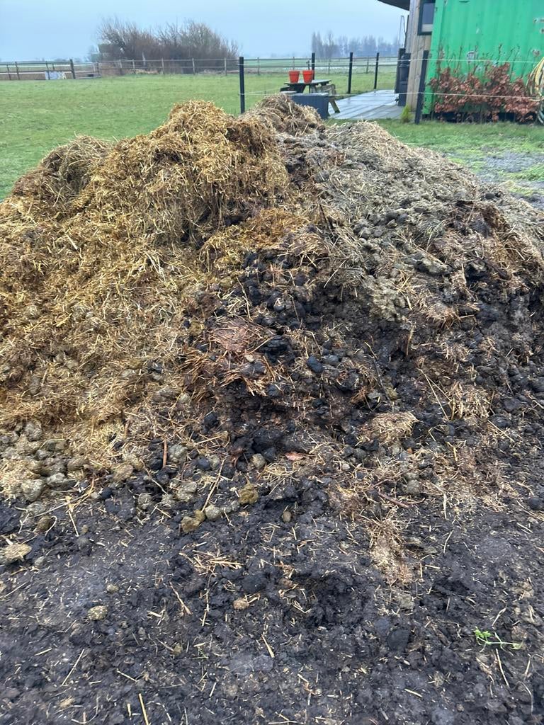 Medicijnvrije paardenmest, Ophalen, Tuinaarde