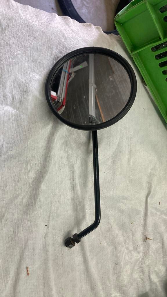 Honda / Yamaha / Kreidler Spiegel sets Rond Chroom/zwart, Honda, Overige typen, Nieuw, Kreidler