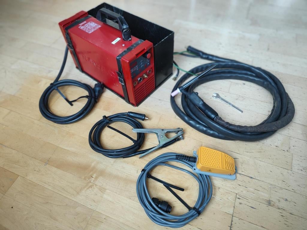 Röwac Röwig 140 HF-P TIG DC MMA Lasapparaat 140 Ampère, Ophalen of Verzenden, Gebruikt, Minder dan 150 ampère, Tig