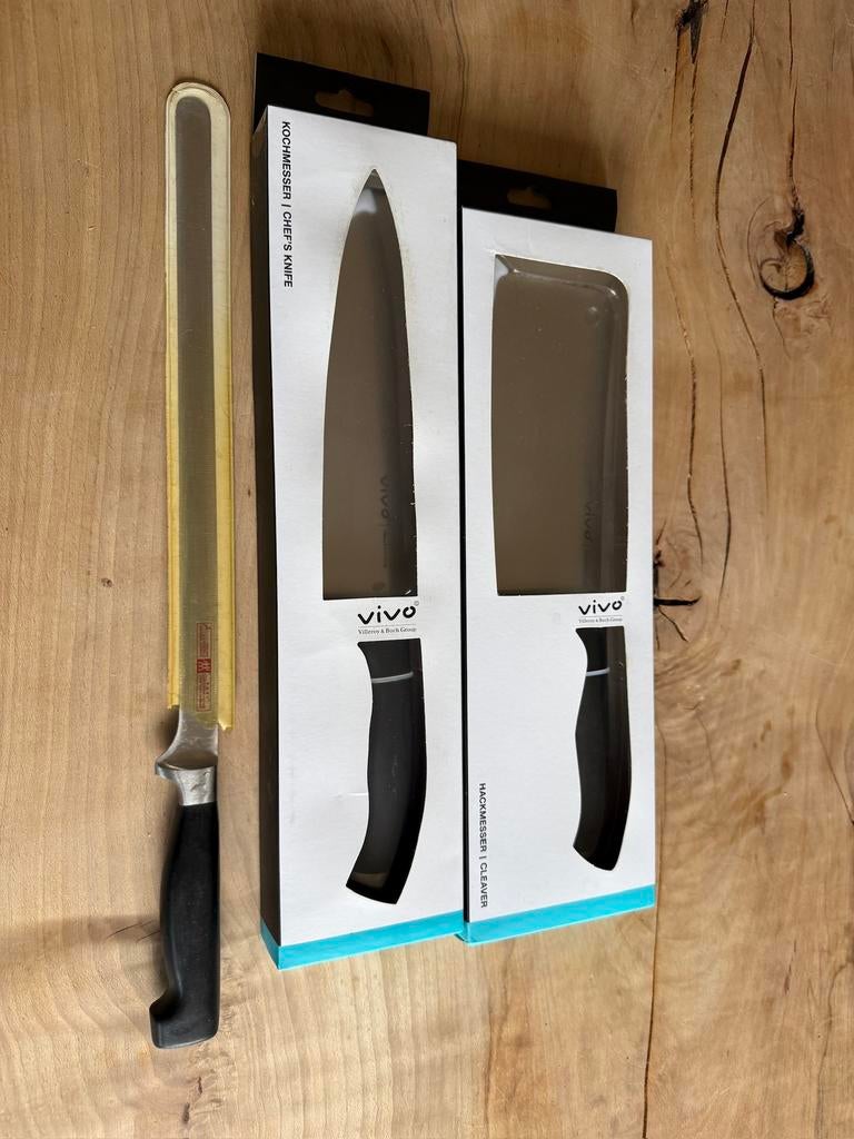 Diverse keukenmessen, Huis en Inrichting, Keuken | Bestek, Ophalen of Verzenden, Nieuw, Rvs of Chroom