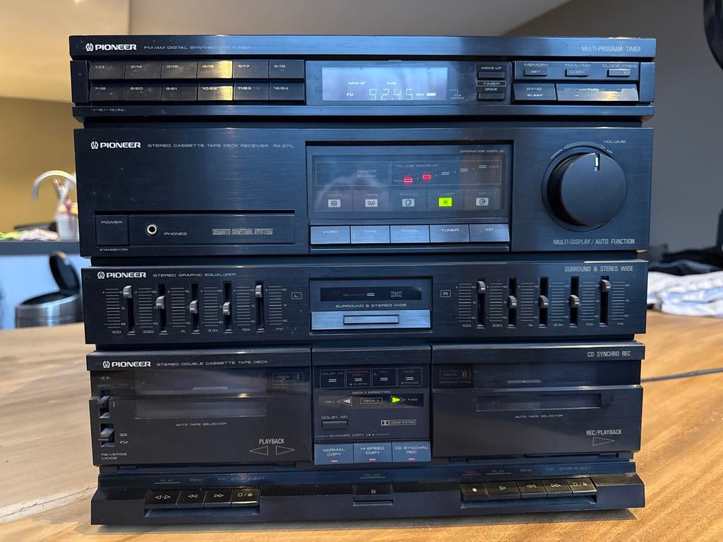 Pioneer RX-Z71L Stereo Cassette Receiver, Audio, Tv en Foto, Stereo-sets, Ophalen, Gebruikt, Cassettedeck, Pioneer