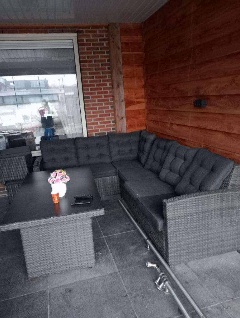 Lounge set, Tuin en Terras, Tuinsets en Loungesets, Ophalen, Zo goed als nieuw, Kunststof