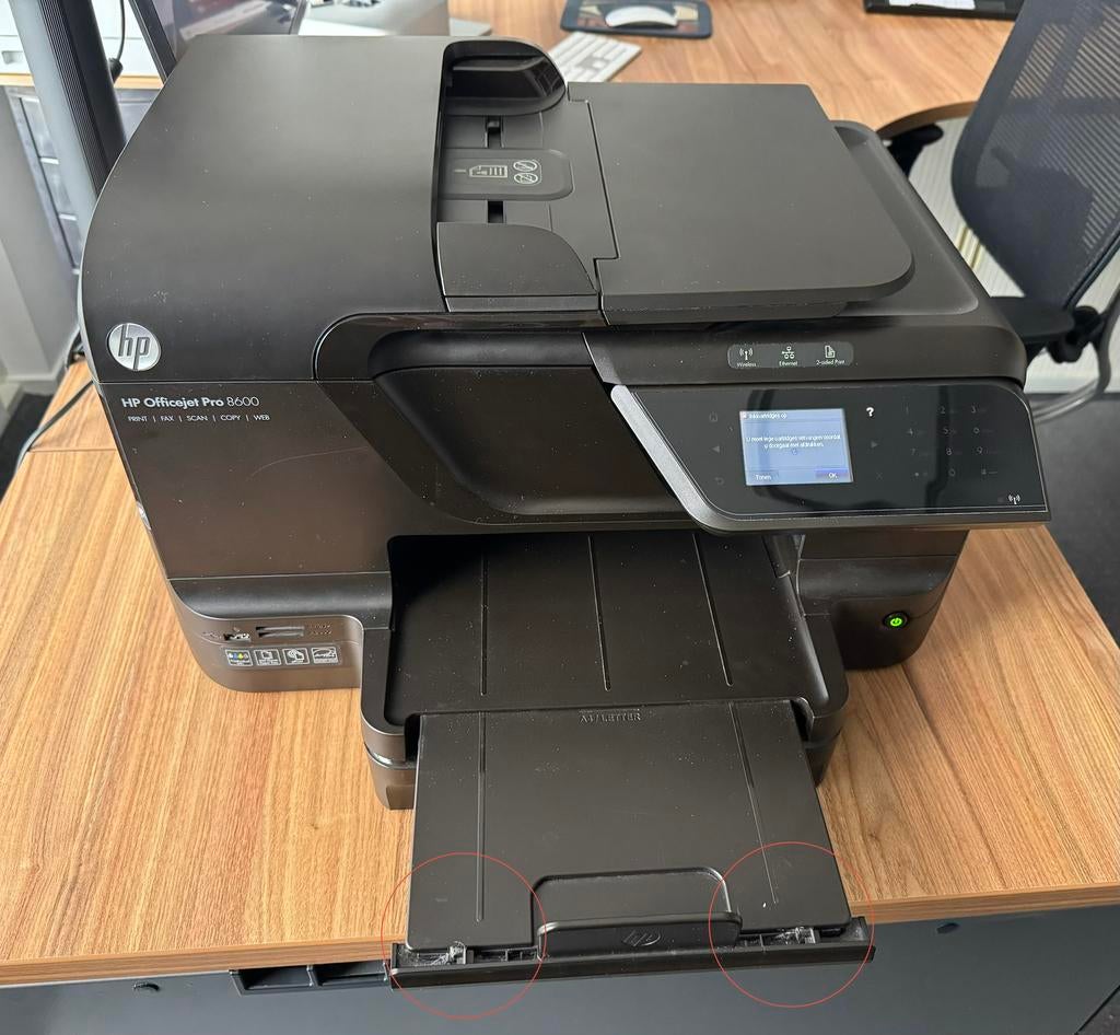HP Officejet Pro 8600 inktjetprinter - All in one, Computers en Software, Printers, Ophalen, Gebruikt, Inkjetprinter, All-in-one