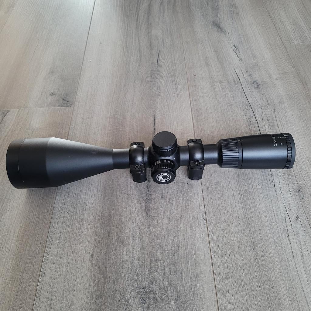 Barska AR6 2.5-15x56 Richtkijker - Topstaat!, Ophalen of Verzenden, Gebruikt