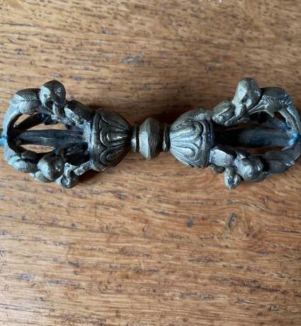 Vintage Dorje Vajra - Tibetaans Ritueel Object, Ophalen of Verzenden