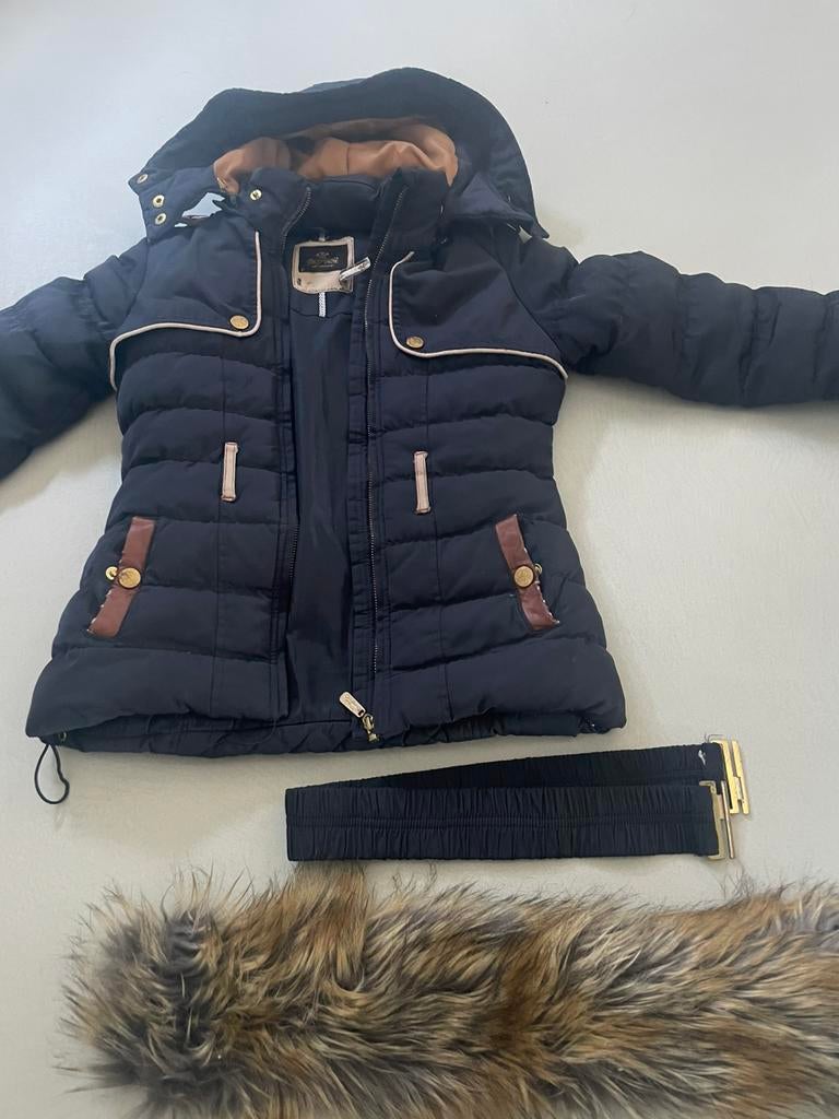 Car jeans warme winterjas blauw 10 jaar, Ophalen of Verzenden, Zo goed als nieuw, Meisje, Jas