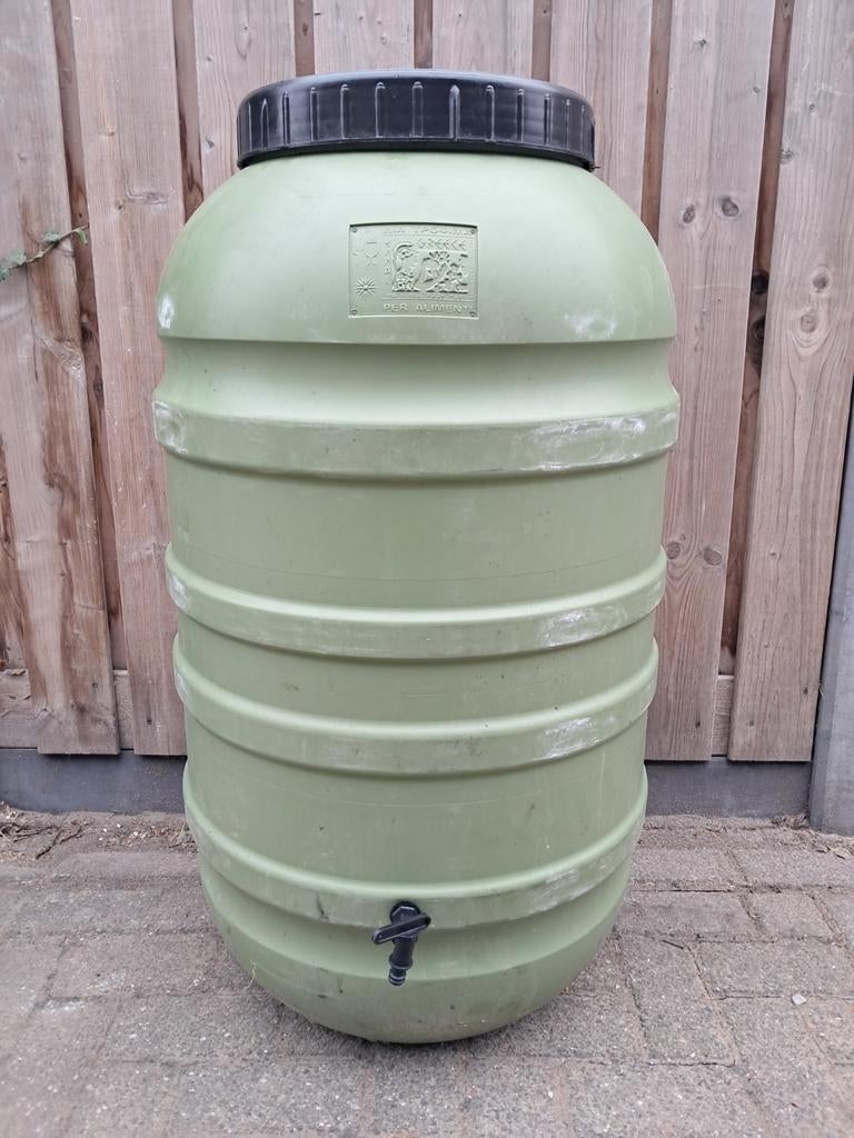 Groene regenton 220 liter, Tuin en Terras, Regentonnen, Ophalen