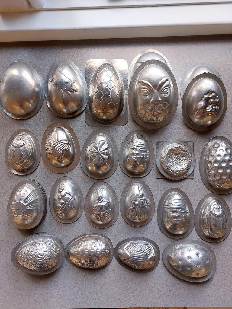 Vintage Chocoladevormen Paaseieren, Ophalen of Verzenden