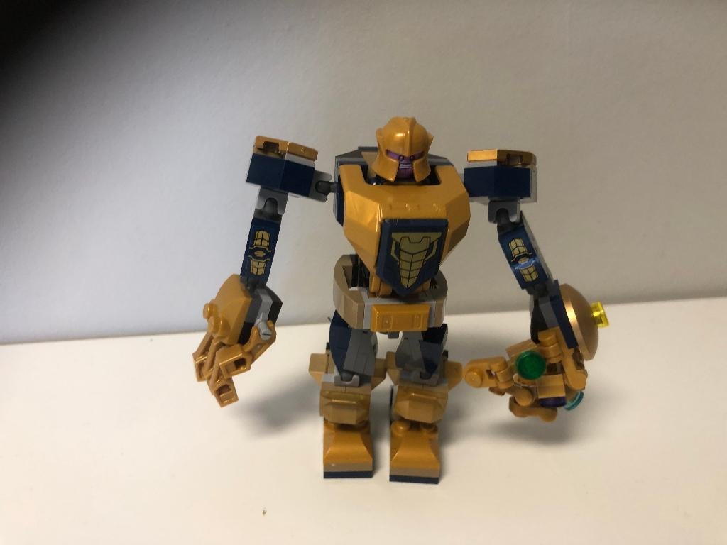 lego Marvel Avengers 76141 Thanos Mech, Ophalen of Verzenden, Zo goed als nieuw, Complete set, Lego