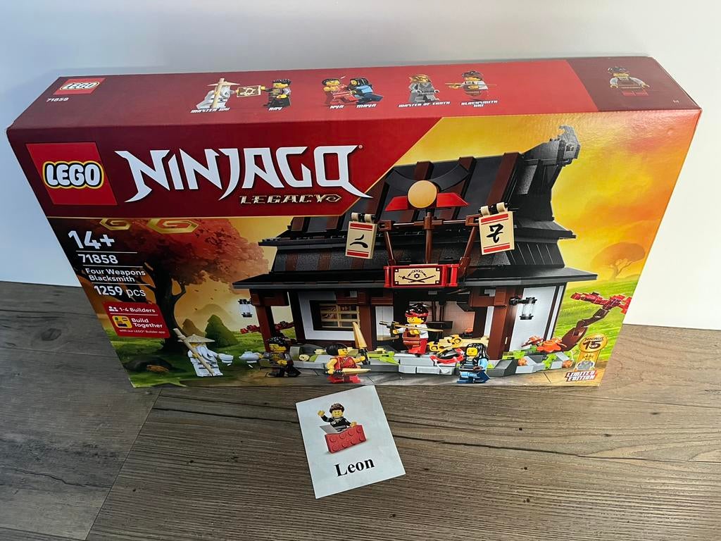 Lego Ninjago 71858 Smederij De Vier Wapens - Nieuw in doos!, Kinderen en Baby's, Speelgoed | Duplo en Lego, Ophalen of Verzenden