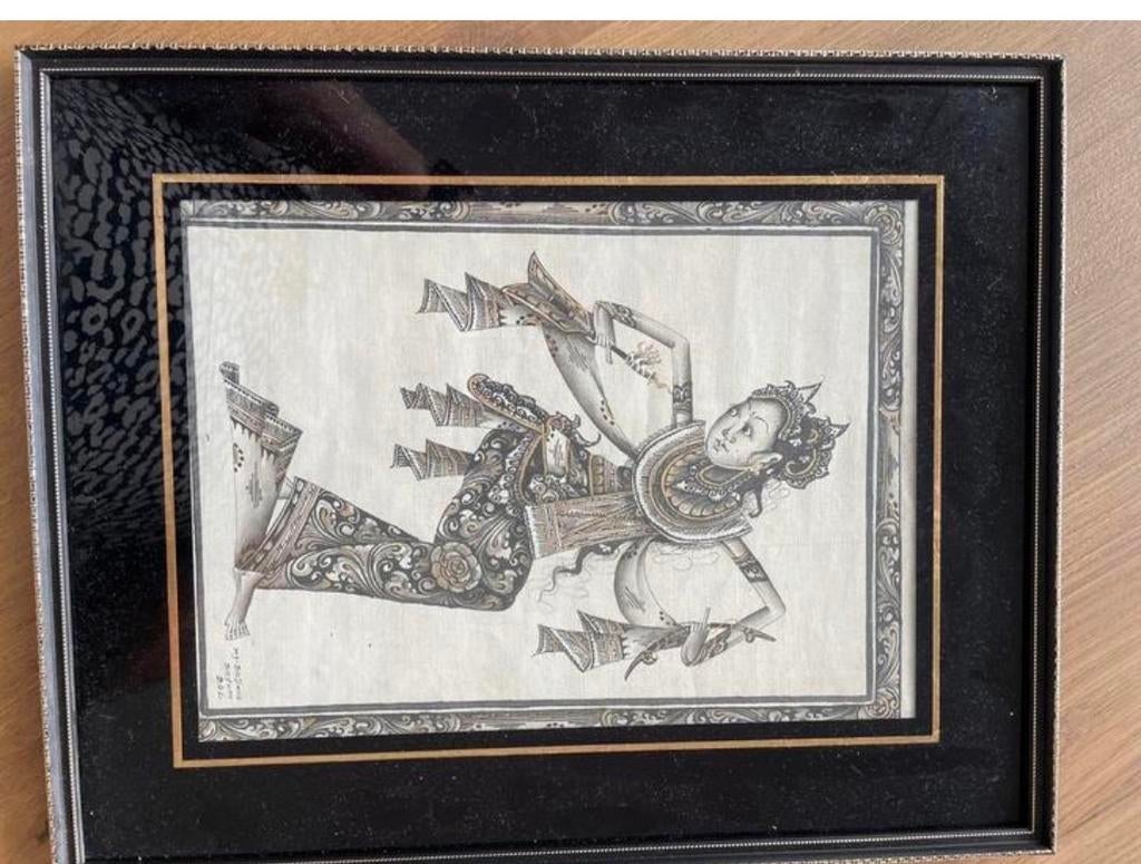 Schilderijprenten van Balinese danseressen, Ophalen of Verzenden