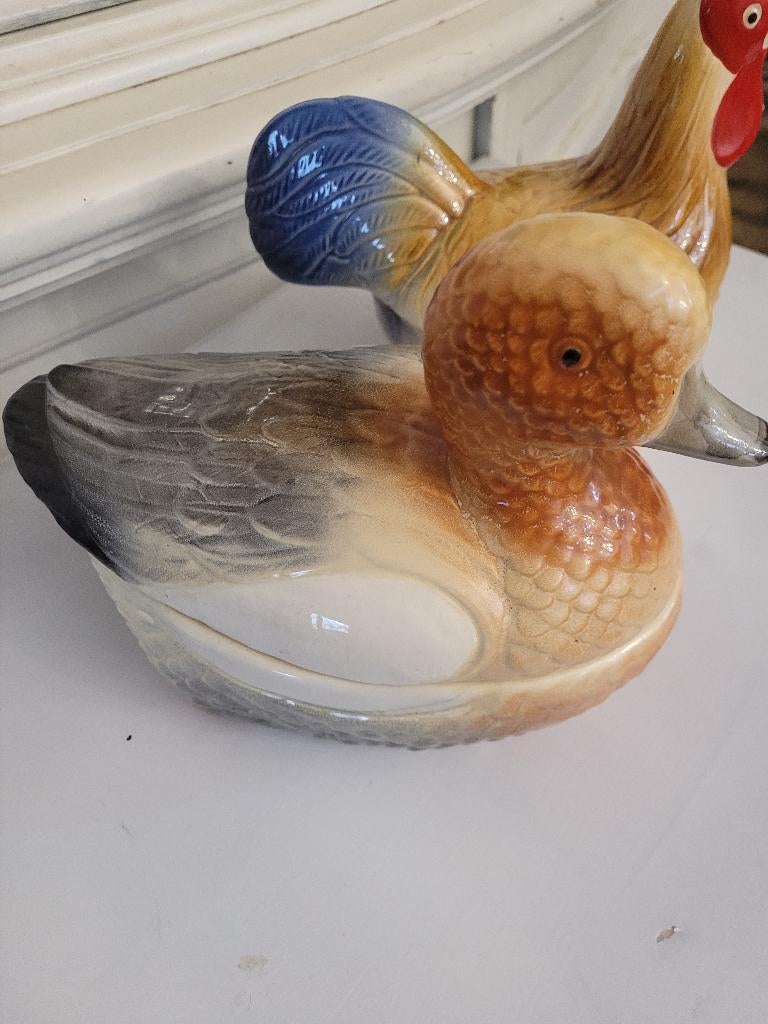 Antieke patevorm eend, Ophalen of Verzenden