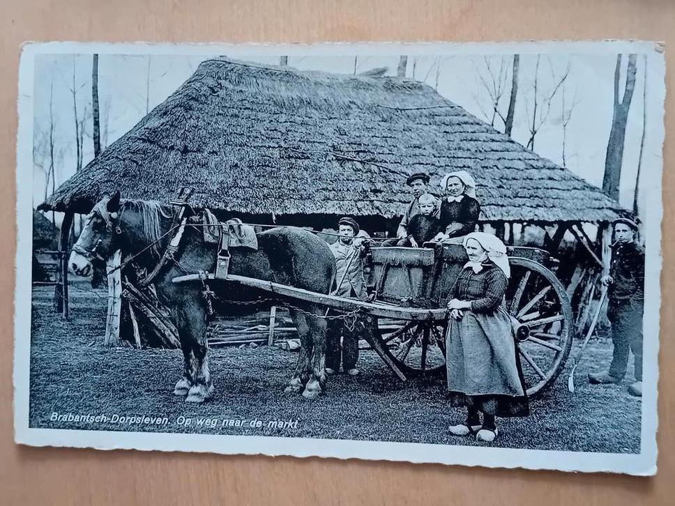 Ansichtkaart Noord Brabant, Verzamelen, Ansichtkaarten | Nederland, Ophalen of Verzenden, 1920 tot 1940, Noord-Brabant