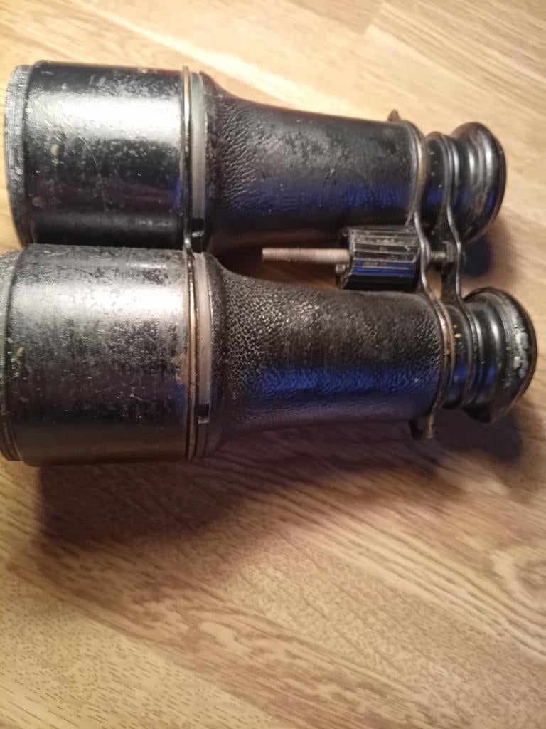 Antieke vintage Verrekijker - Metaal & Leer, Verzamelen, Militaria | Tweede Wereldoorlog, Ophalen of Verzenden, Nederland