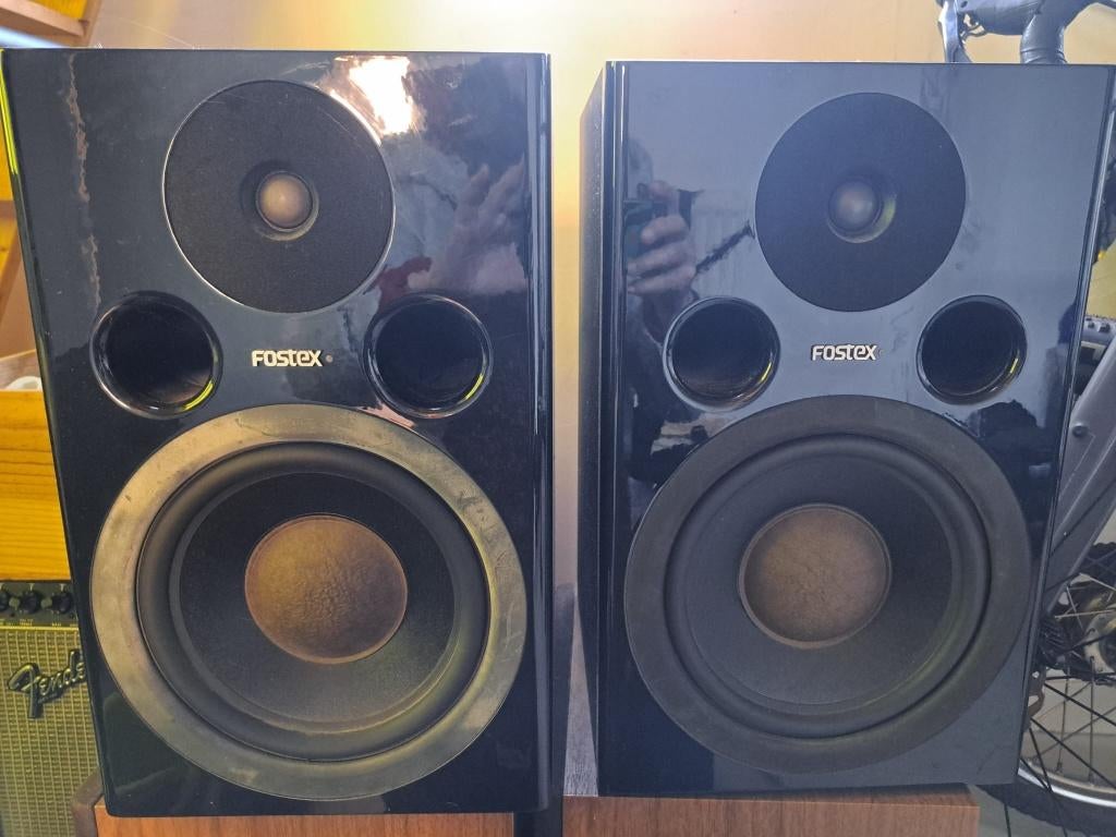 geluidsboxen (2) van Fostex PM-2 MKII, Gebruikt, 120 watt of meer, Front, Rear of Stereo speakers, Ophalen