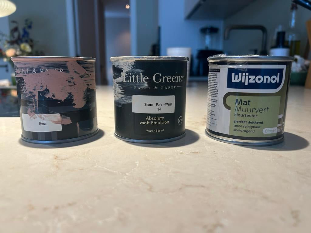 Little Greene & Paint & Paper Library Verf Testers, Doe-het-zelf en Verbouw, Verf, Beits en Lak, Overige kleuren, Ophalen of Verzenden
