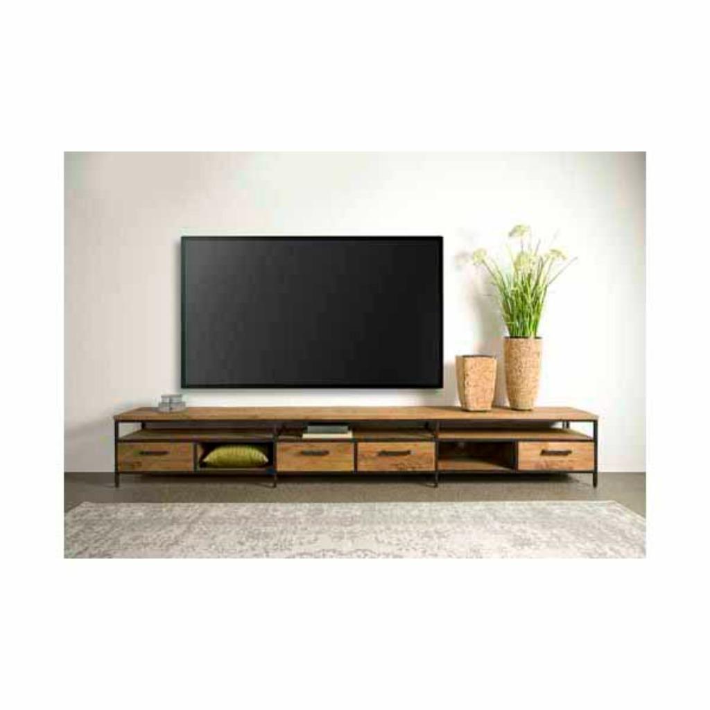 TV-Meubel Livorno - 300 cm - Livinn Zevenaar, Nieuw, Ophalen of Verzenden, 200 cm of meer, Overige houtsoorten