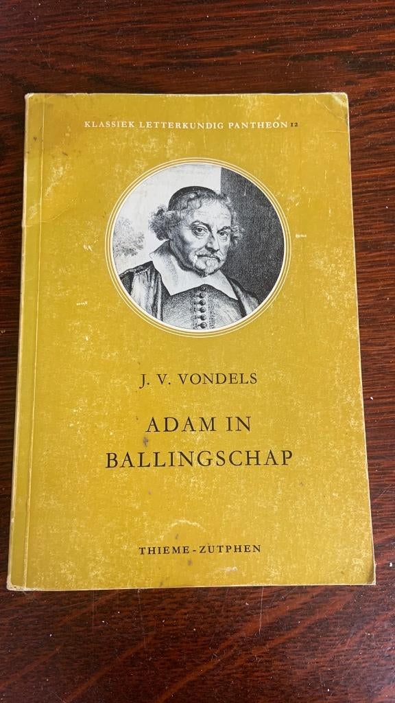 Adam in ballingschap - J.V. Vondels, Ophalen of Verzenden