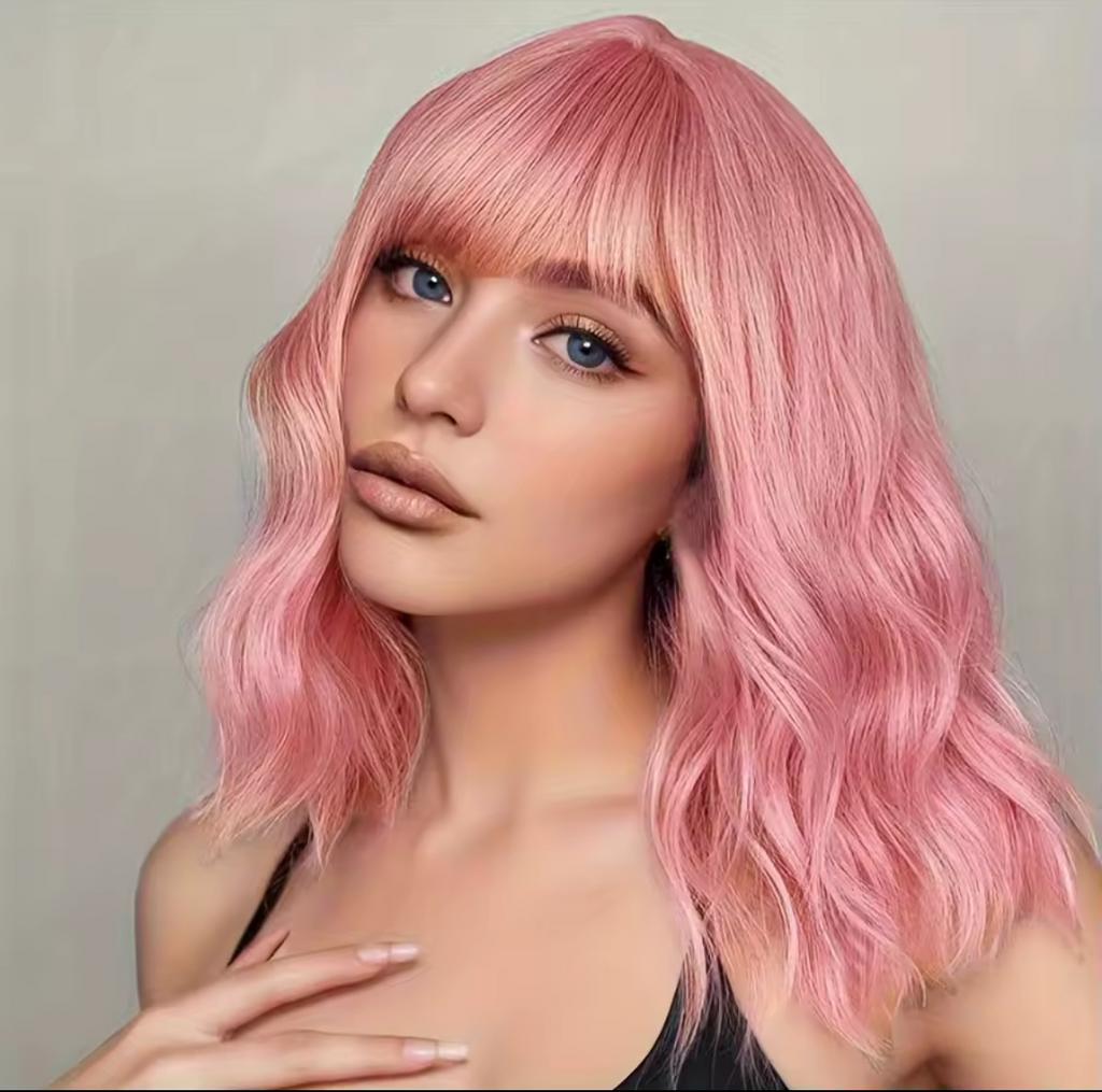 Roze Bob Pruik - Nieuwstaat retourartikel, Sieraden, Tassen en Uiterlijk, Uiterlijk | Haarverzorging, Yarspa, Verzenden, Yarspa