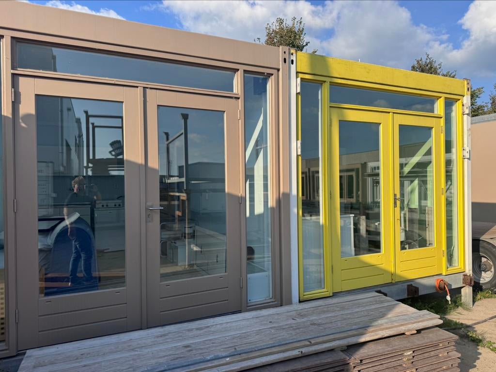 Woonunits te koop/ te huur type K1000 Fort, Doe-het-zelf en Verbouw, Bouwketen en Schaftketen, Ophalen, Zo goed als nieuw