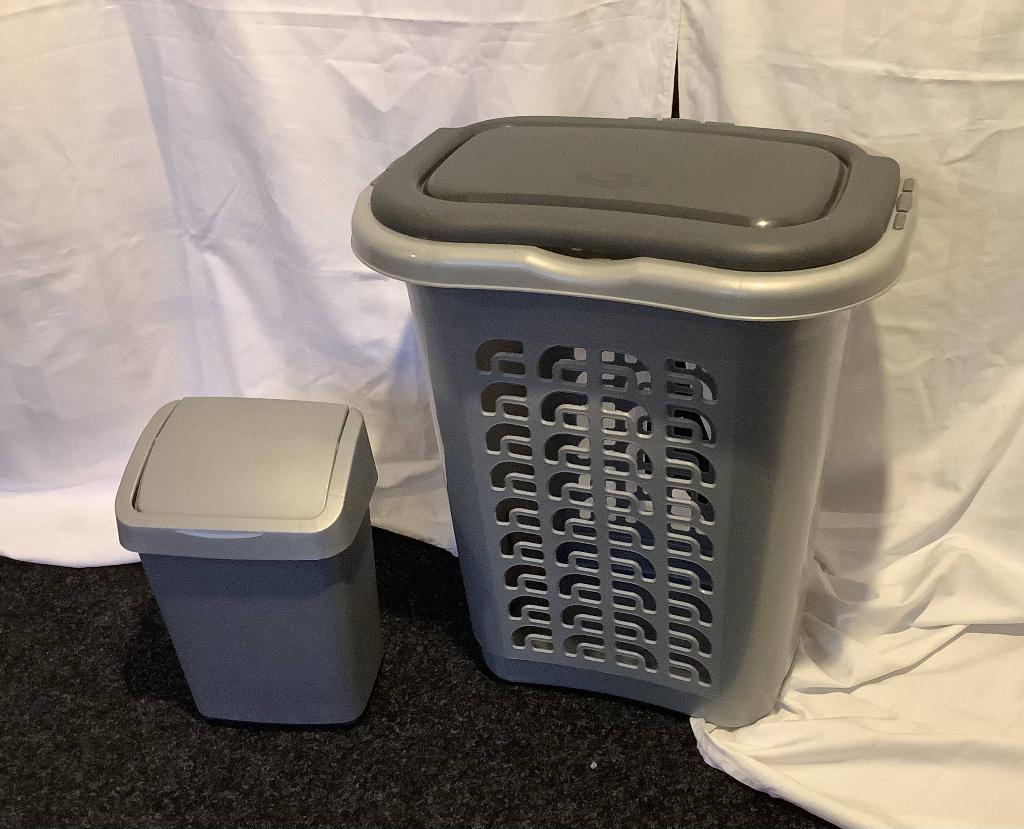 wasbox & afvalbakje, Ophalen, Gebruikt, Grijs, Overige typen