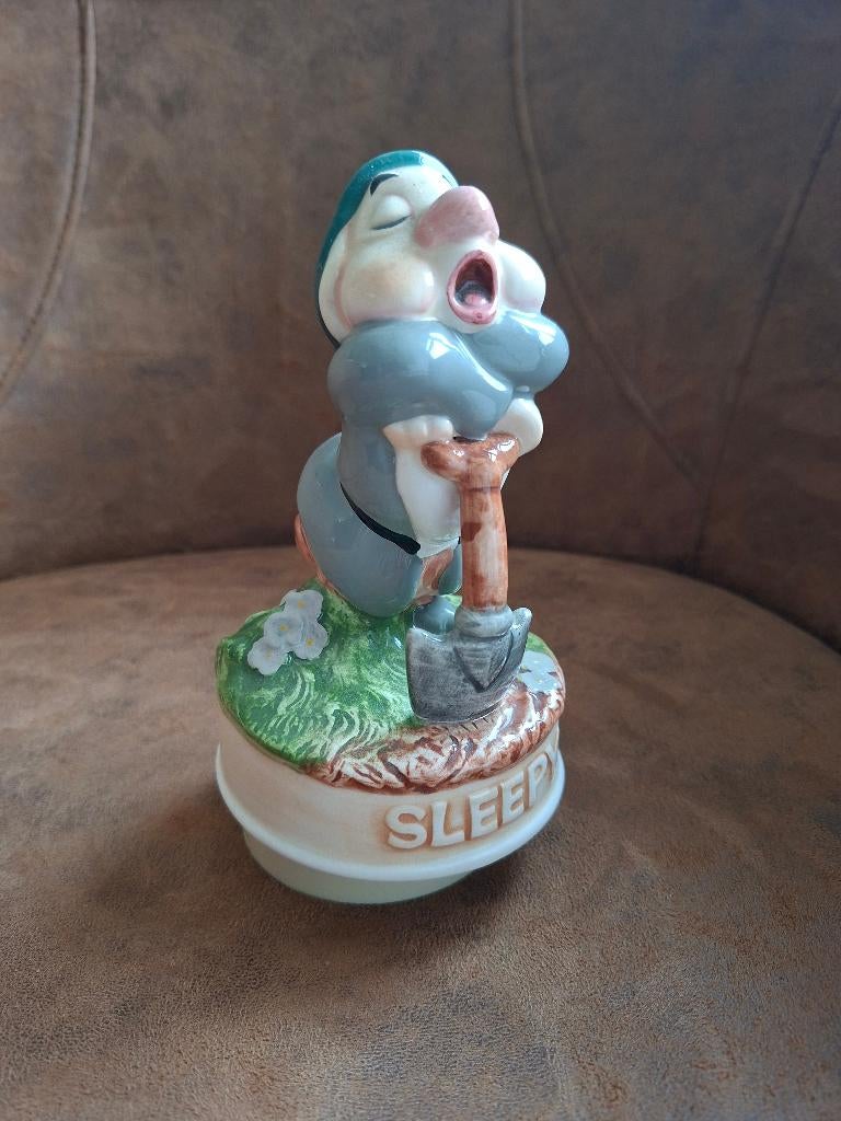muziekdoos Sleepy, Verzamelen, Beelden en Beeldjes, Zo goed als nieuw, Fantasy, Ophalen of Verzenden