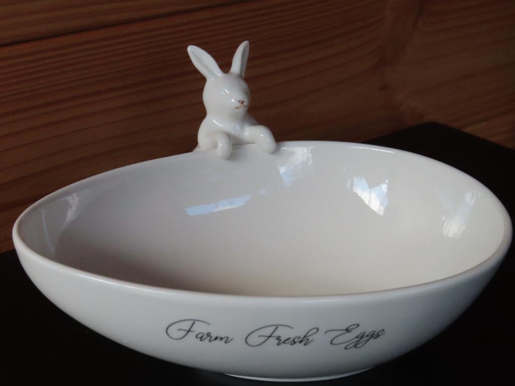 Riviera Maison Fresh Farm Eggs Bowl Pasen nieuw, Porselein of Keramiek, Schaal, Nieuw, Ophalen of Verzenden