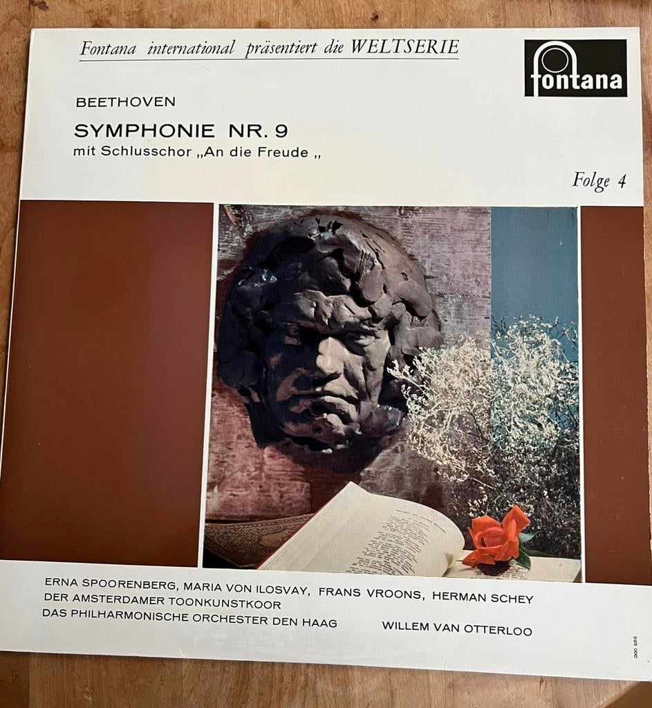 Lp beethoven symphonie nr 9, Ophalen, Gebruikt, Orkest of Ballet, 12 inch