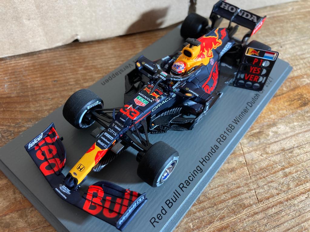 ✅ Max Verstappen 1:43 Winner Dutch GP 2021 RB16B Spark, Verzamelen, Ophalen of Verzenden, Nieuw, Formule 1