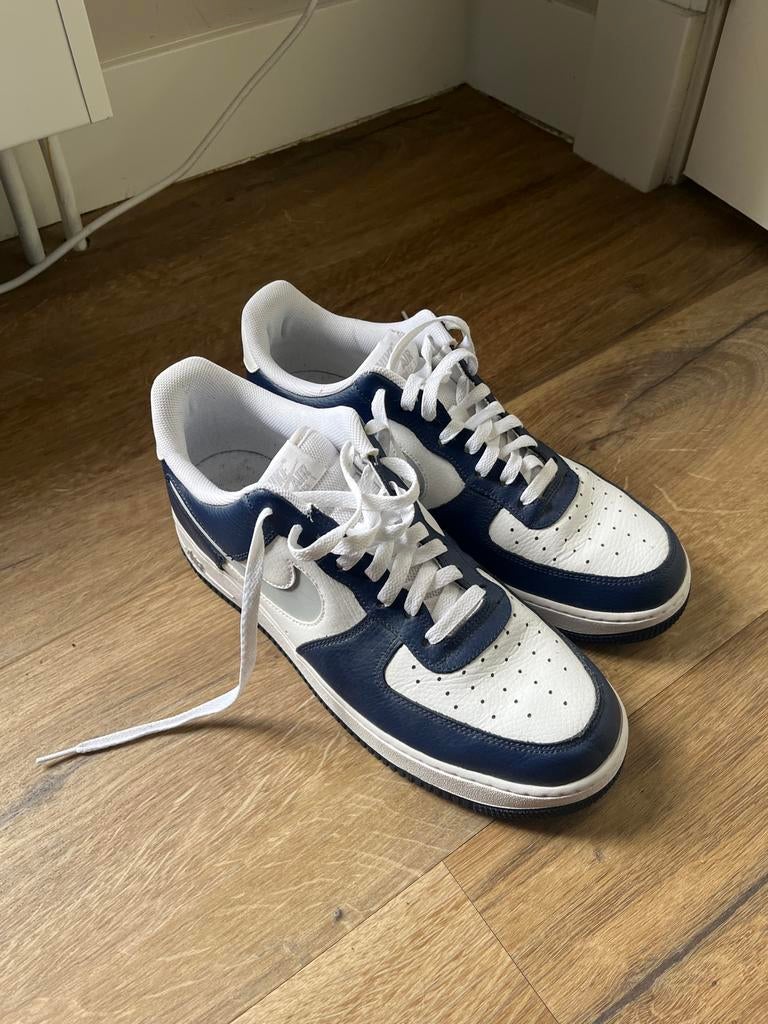 Nike Air Force 1 - Maat 45, Ophalen of Verzenden, Zo goed als nieuw, Blauw, Sneakers of Gympen