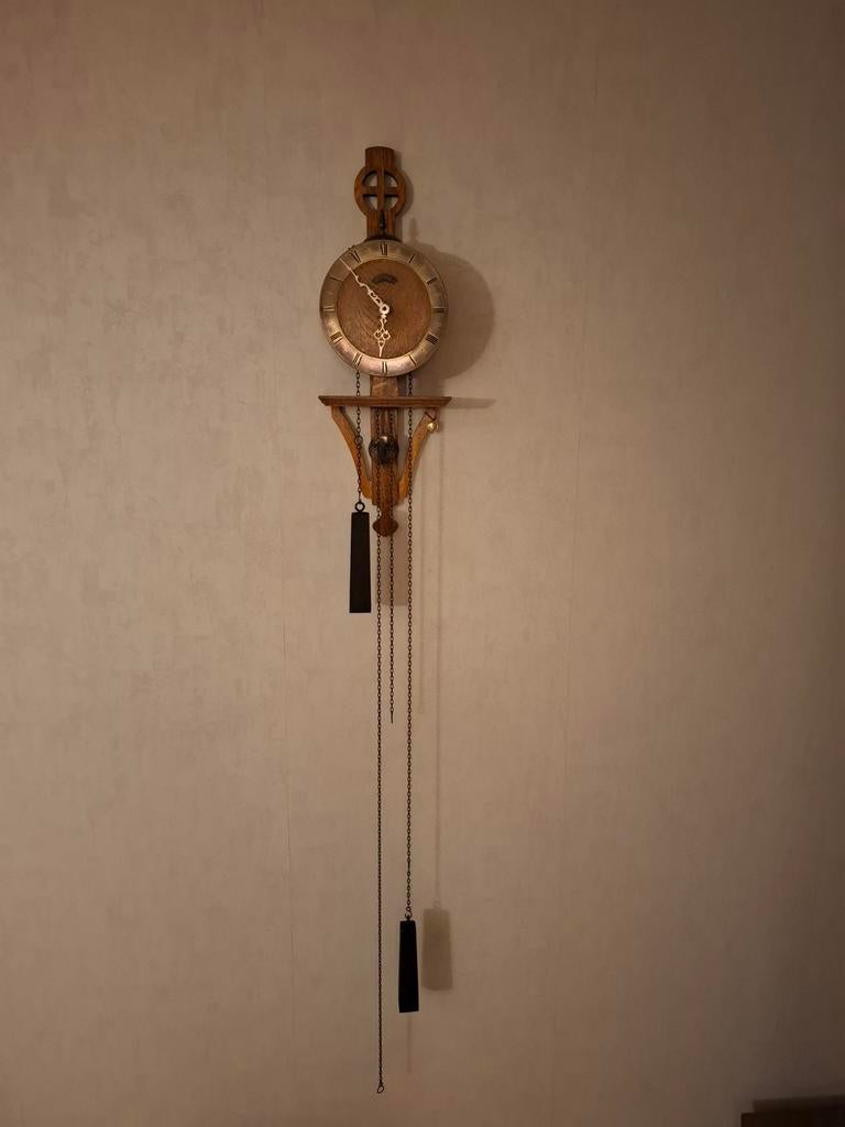 Mooie Warmink Wandklok met slinger, Ophalen