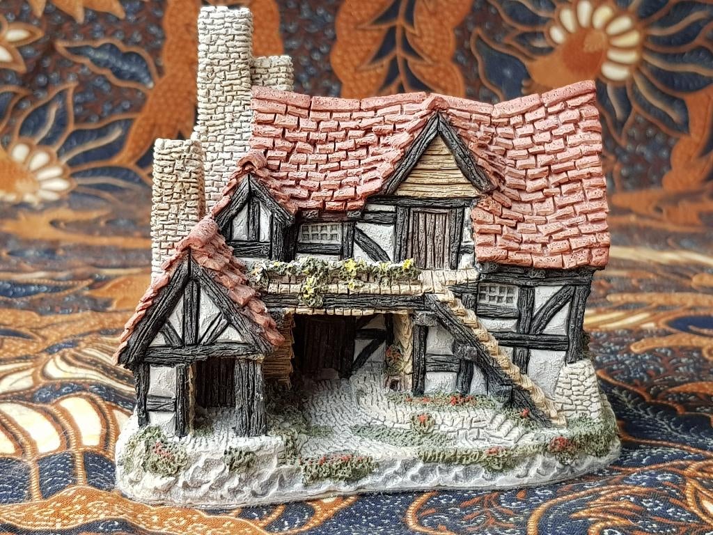 The Bothy vintage Engels huisje van David Winter in de doos.