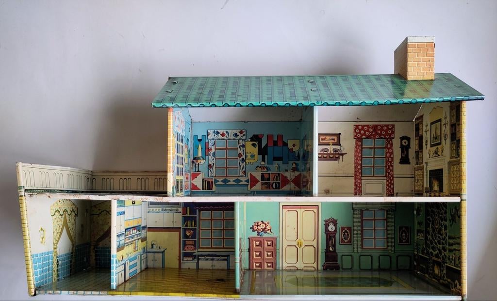 poppenhuis ( jaren 50/60) van blik., Ophalen